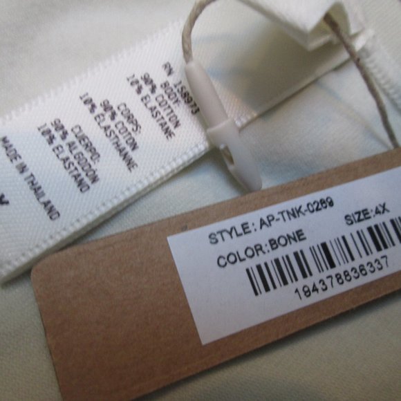 Skims NWT Bone colored tank top size 4X     AP-TNK-0289 - Picture 2 of 4